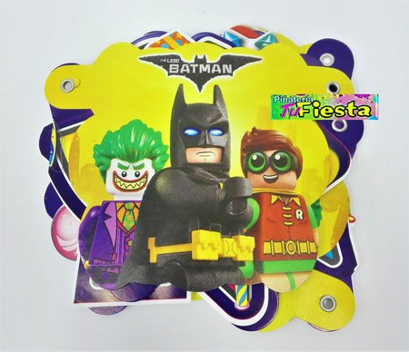 Imagen Letrero Feliz Cumpleaños Batman Lego 1