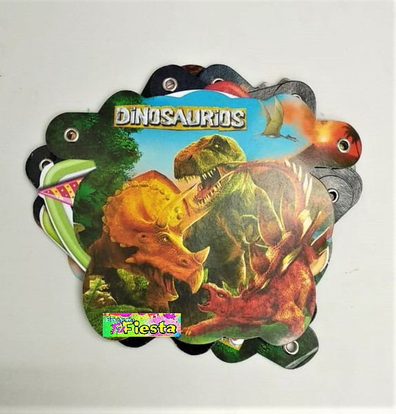 Imagen Letrero Feliz Cumpleaños Dinosaurios 1