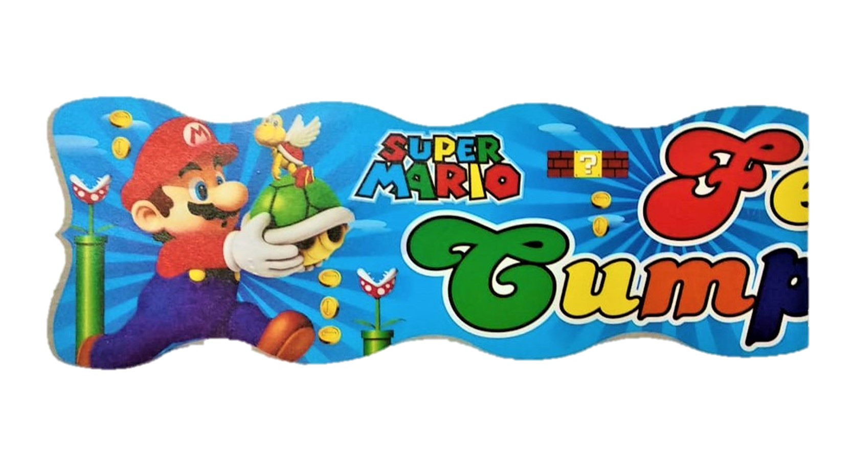 Imagen Letrero Feliz Cumpleaños Mario Bros 1