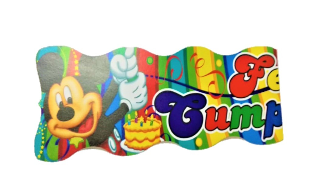 Imagen Letrero Feliz Cumpleaños Mickey 1