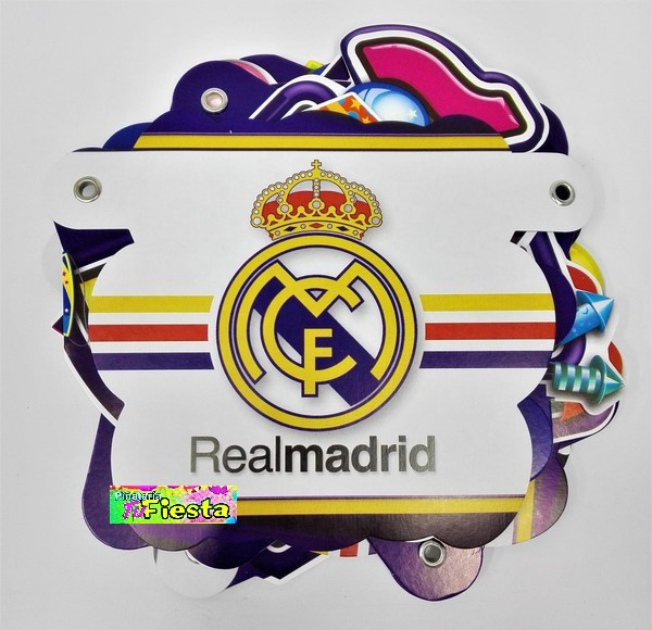 Imagen Letrero Feliz Cumpleaños Real Madrid