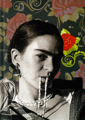 Imagen Libro Diario Frida Kahlo Rosas 1