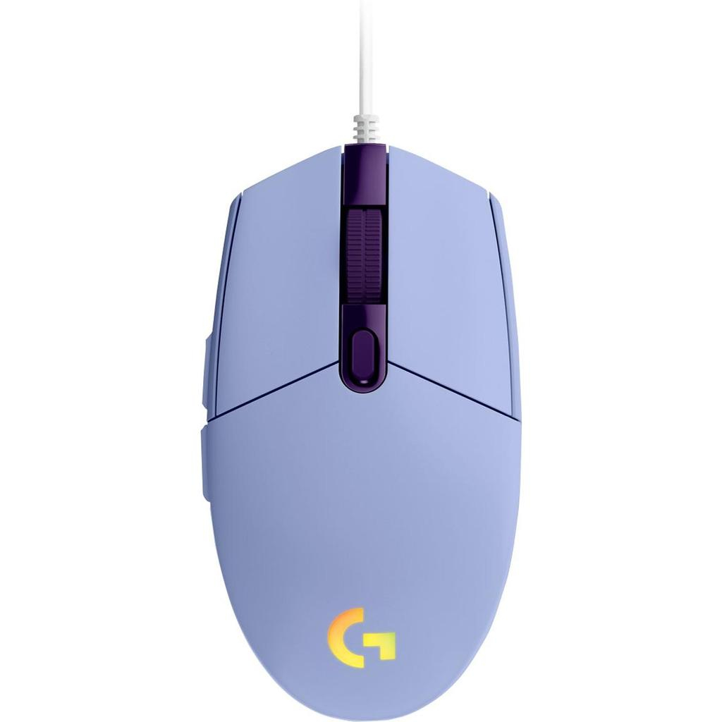 Imagen Logitech G203 RGB LightSync Lila Mouse Gamer 2