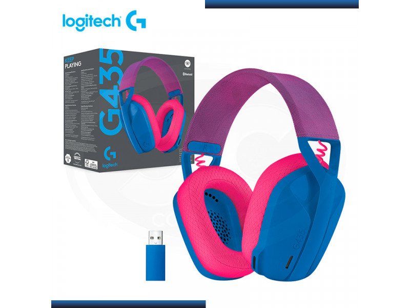 Auriculares Bluetooth Gamer Logitech G435 Lightspeed Backup