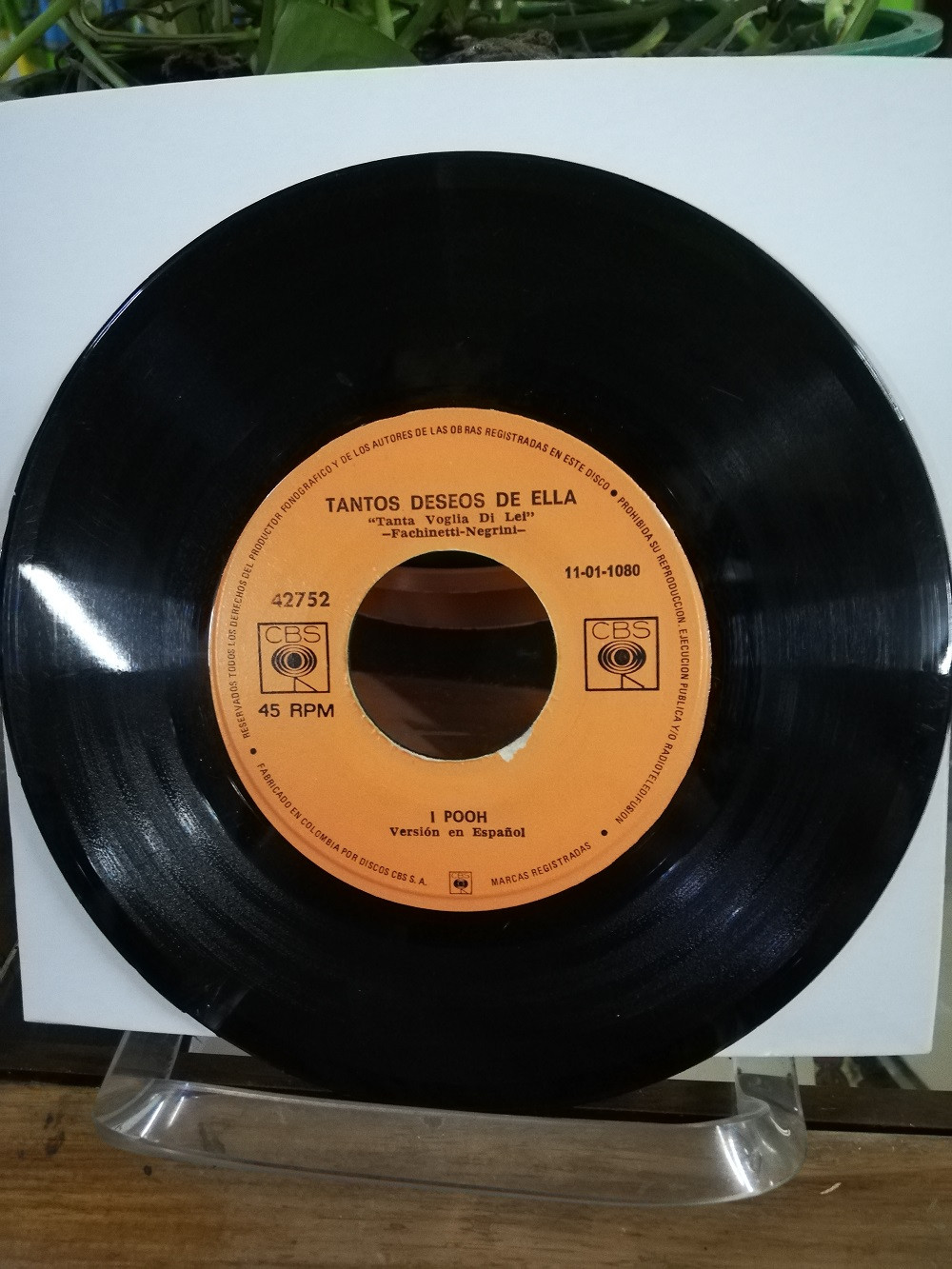 Imagen LP 45 RPM I POOH - TANTOS DESEOS DE ELLA/TODO A LAS TRES 2