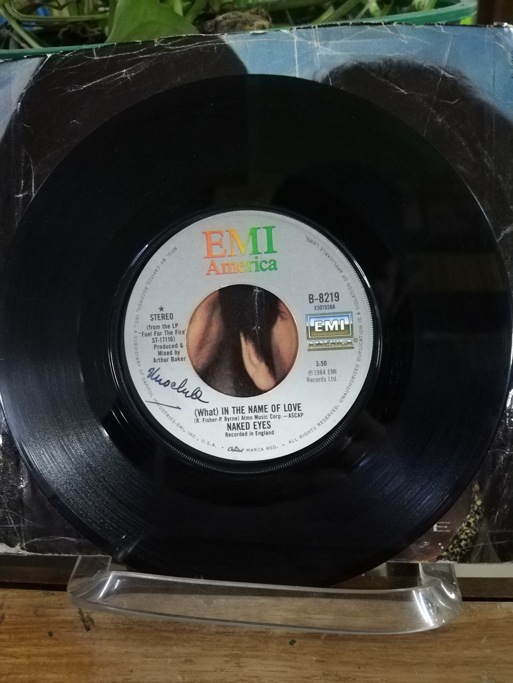 Imagen LP 45 RPM NAKED EYED - (WHAT) IN THE NAME OF LOVE/TWO HEADS TOGETHER 3