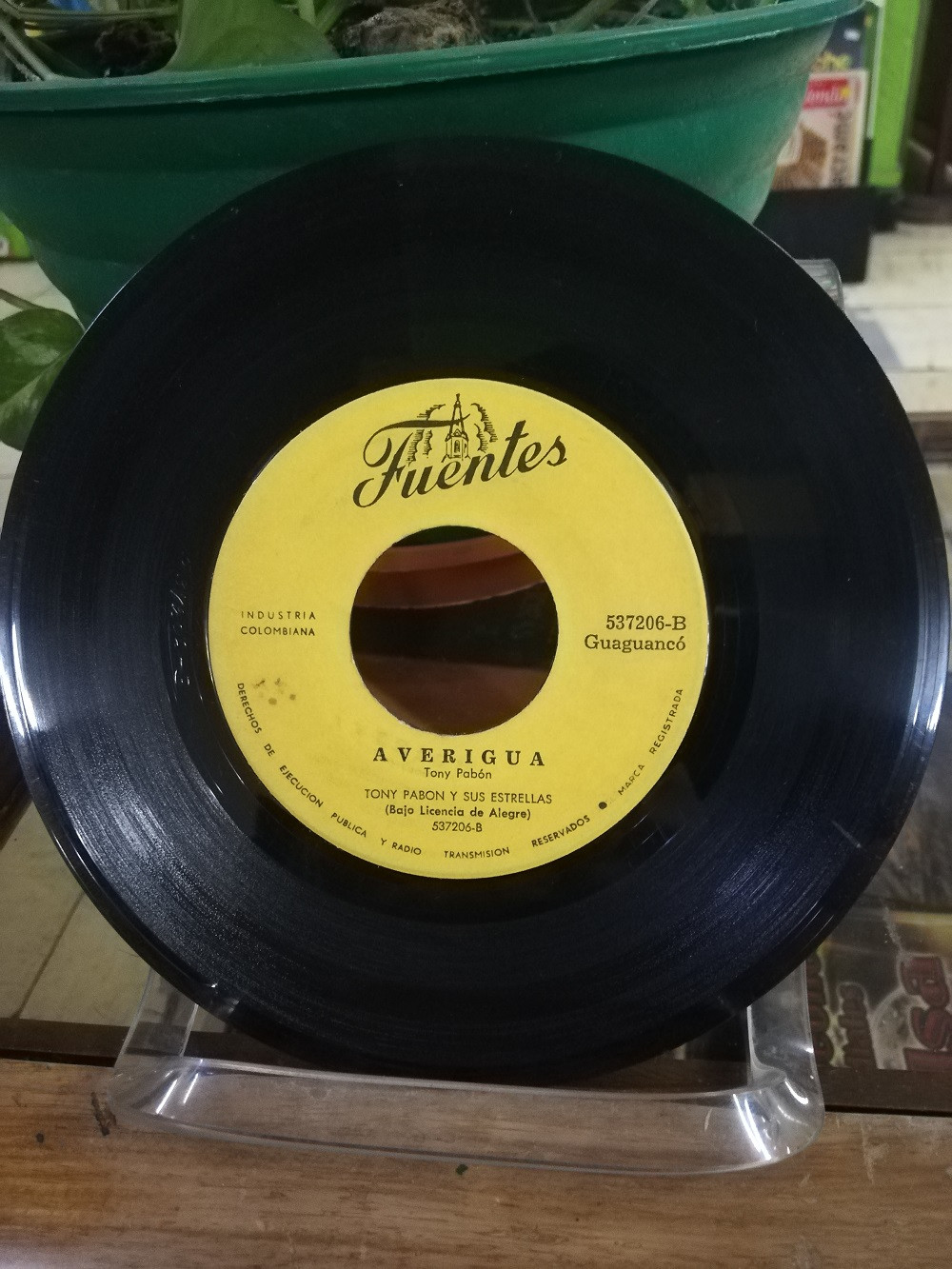 Imagen LP 45 RPM TONY PABON Y SUS ESTRELLAS - EL SAMARITANO/AVERIGUA 2