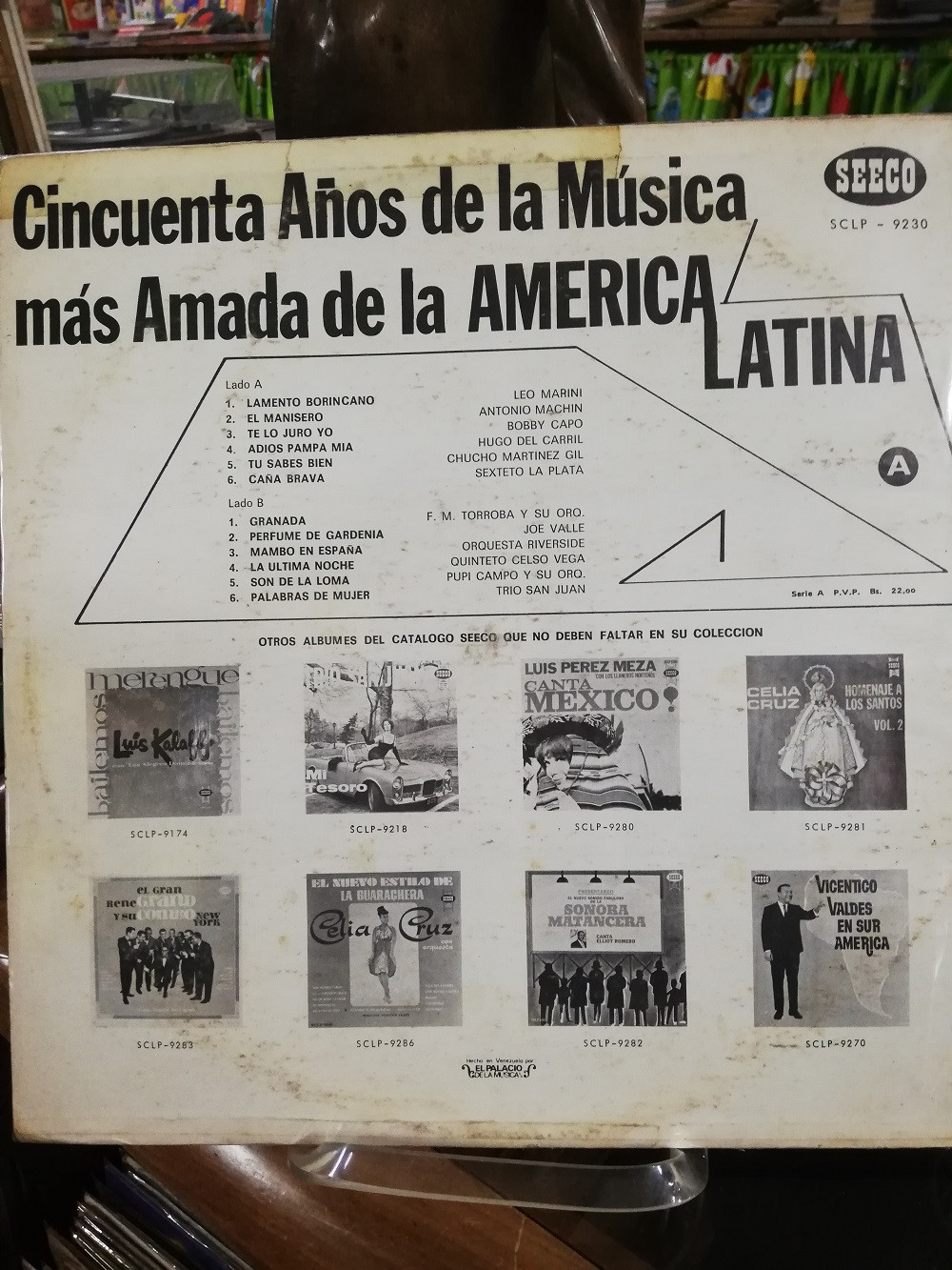 Imagen LP 50 AÑOS DE LA MÚSICA MAS AMADA POR LA AMÉRICA LATINA - ARTISTAS VARIOS 2
