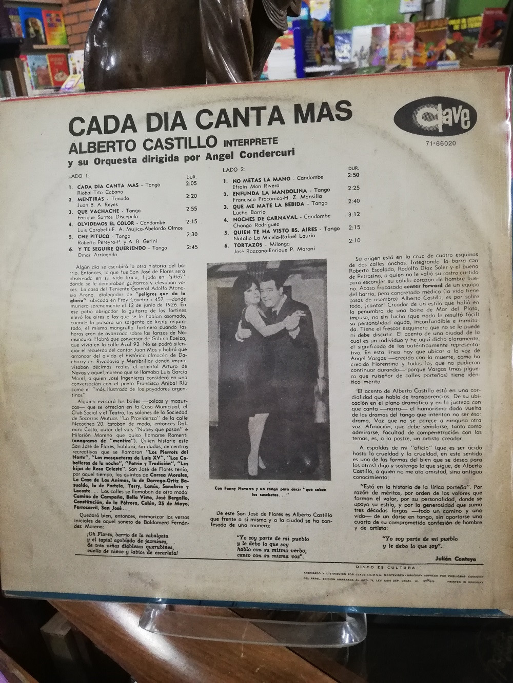 Imagen LP ALBERTO CASTILLO - CADA DIA CANTA MAS 2