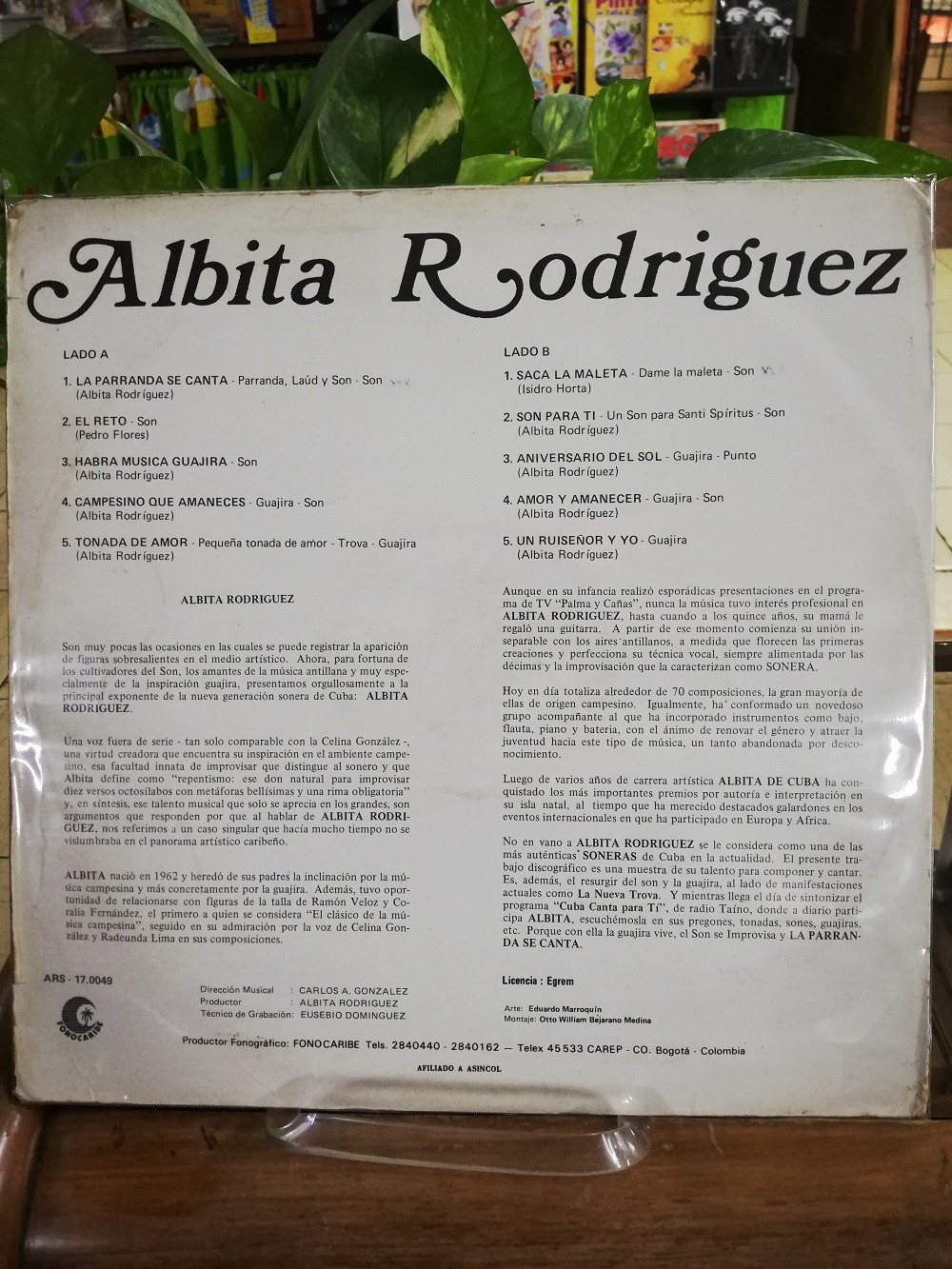 Imagen LP ALBITA RODRIGUEZ - LA PARRANDA SE CANTA 2