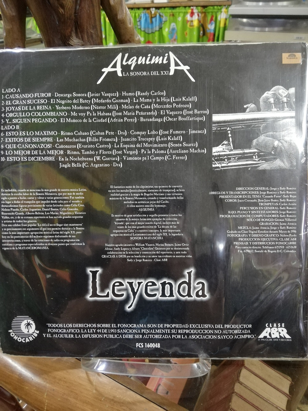 Imagen LP ALQUIMIA LA SONORA DEL XXI - LEYENDA 2