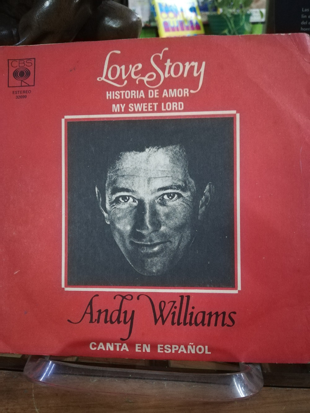 Imagen LP ANDY WILLIAMS - LOVE STORY / MY SWEET LORD 1