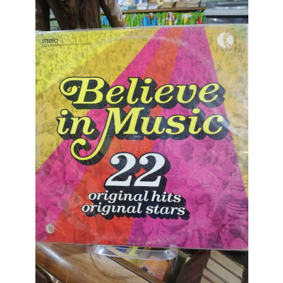ImagenLP BELIEVE IN MUSIC - 22 ORIGINAL HITS 22 ORIGINAL STARS