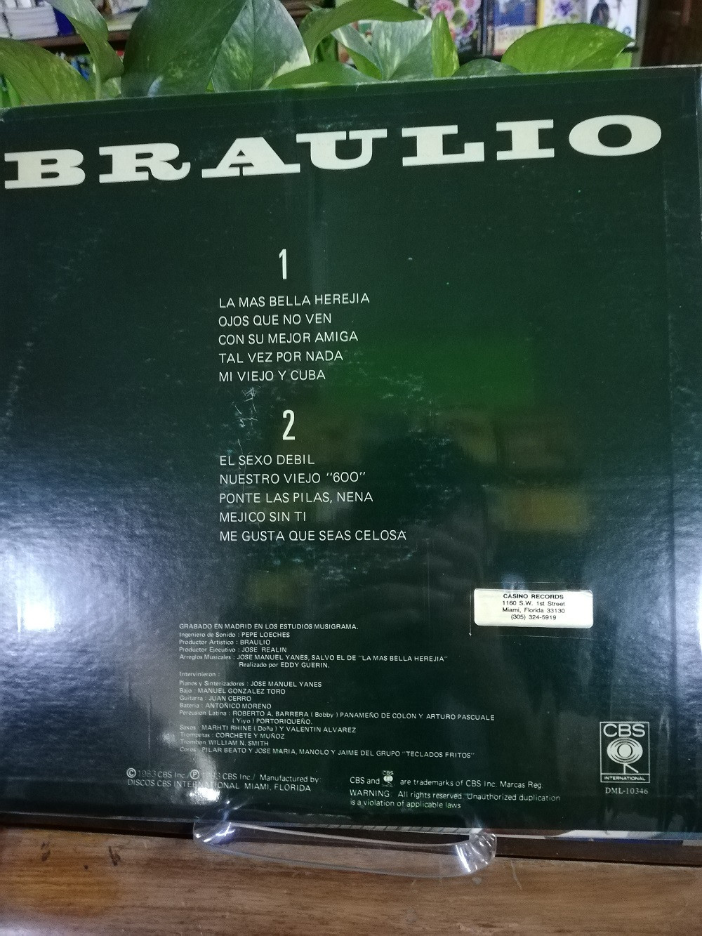 Imagen LP BRAULIO - REENCUENTRO 2