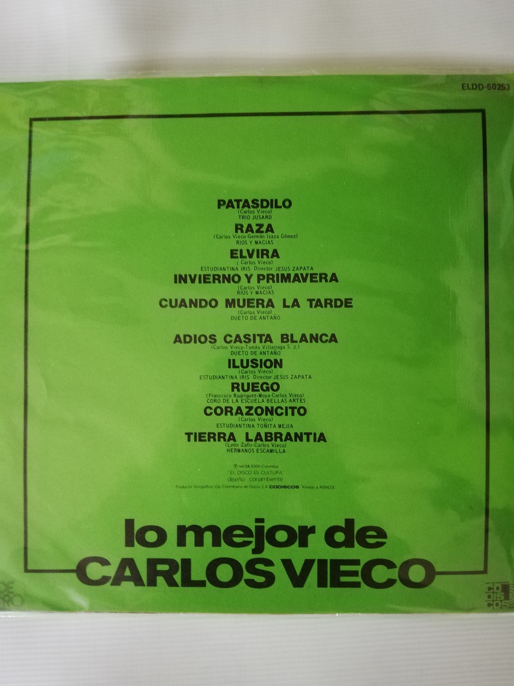 Imagen LP CARLOS VIECO - LO MEJOR DE CARLOS VIECO 2