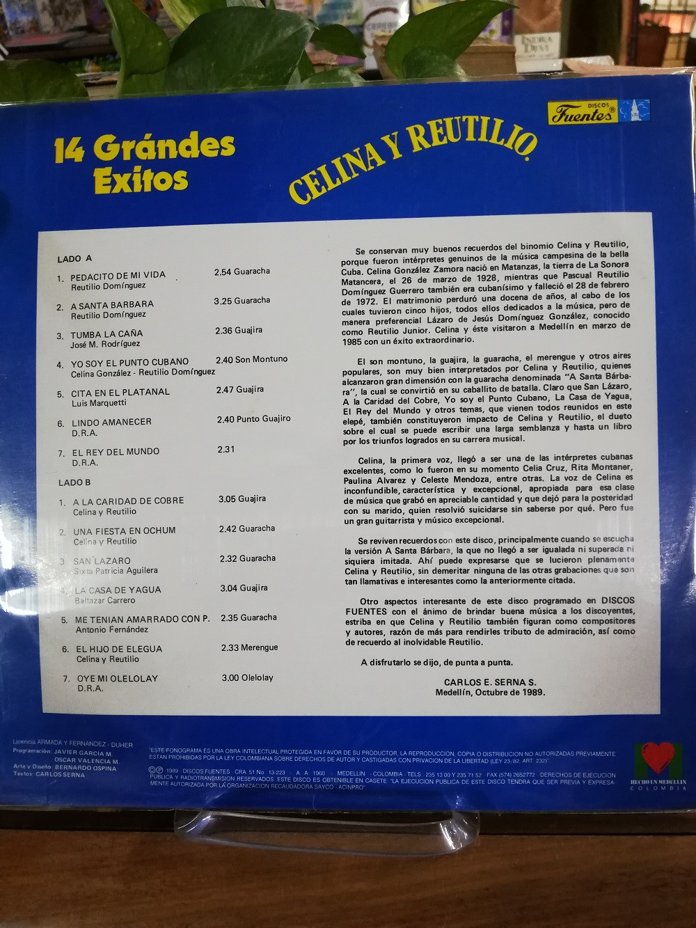 Imagen LP CELINA & REUTILIO - 14 GRANDES EXITOS 2