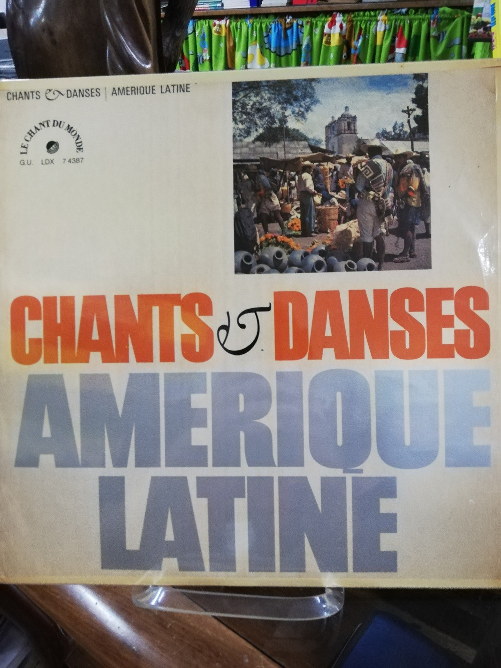 Imagen LP CHANTS ET DANSES D´ AMERIQUE LATINE  1