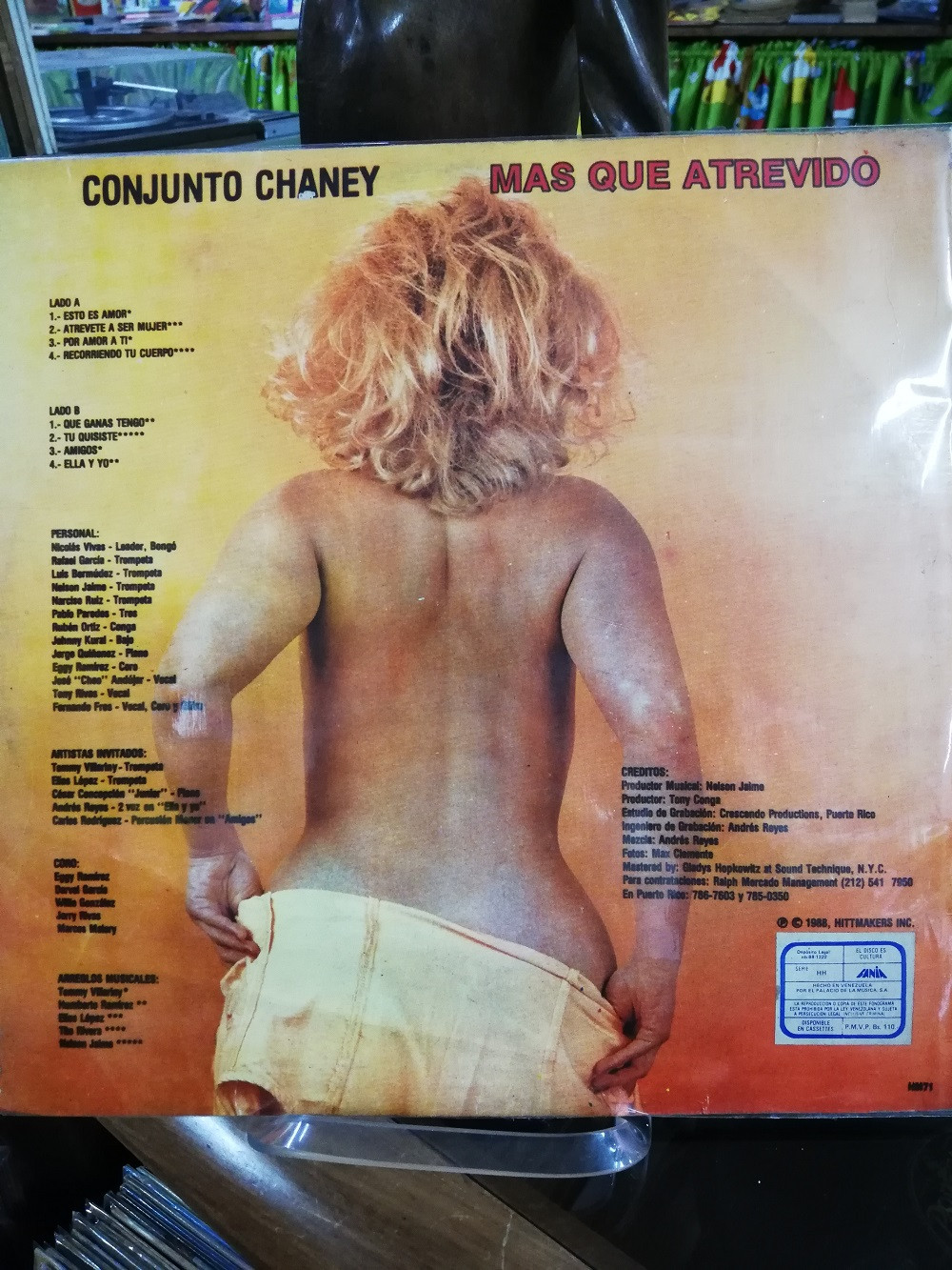 Imagen LP CONJUNTO CHANEY - MAS QUE ATREVIDO! 2