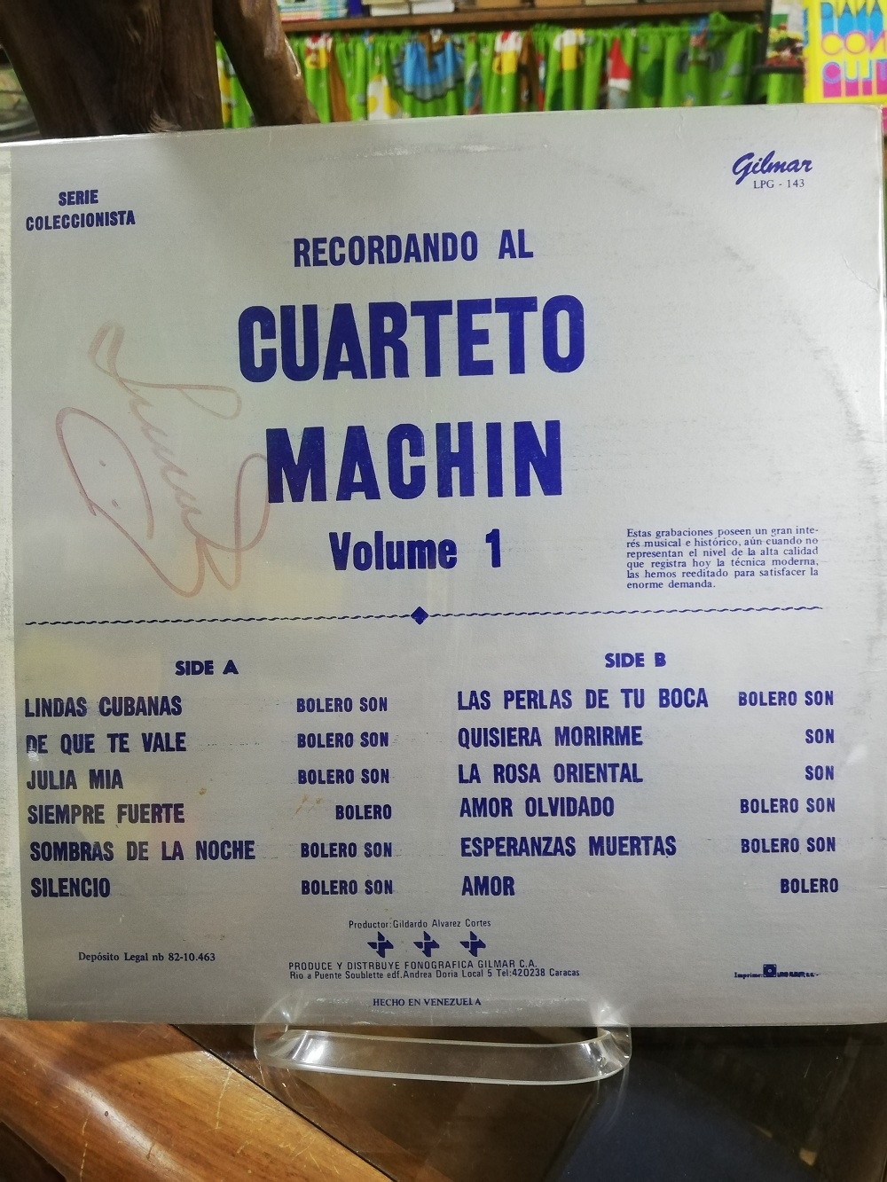 Imagen LP CUARTETO MACHIN - RECORDANDO AL CUARTETO MACHIN VOL. 1 2