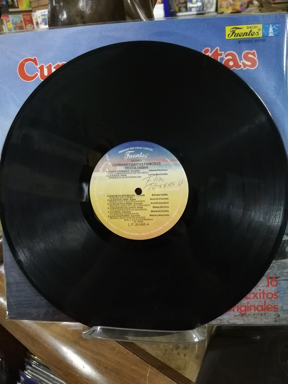 Imagen LP CUMBIAS Y GAITAS FAMOSAS DE COLOMBIA - 16 EXITOS ORIGINALES 3