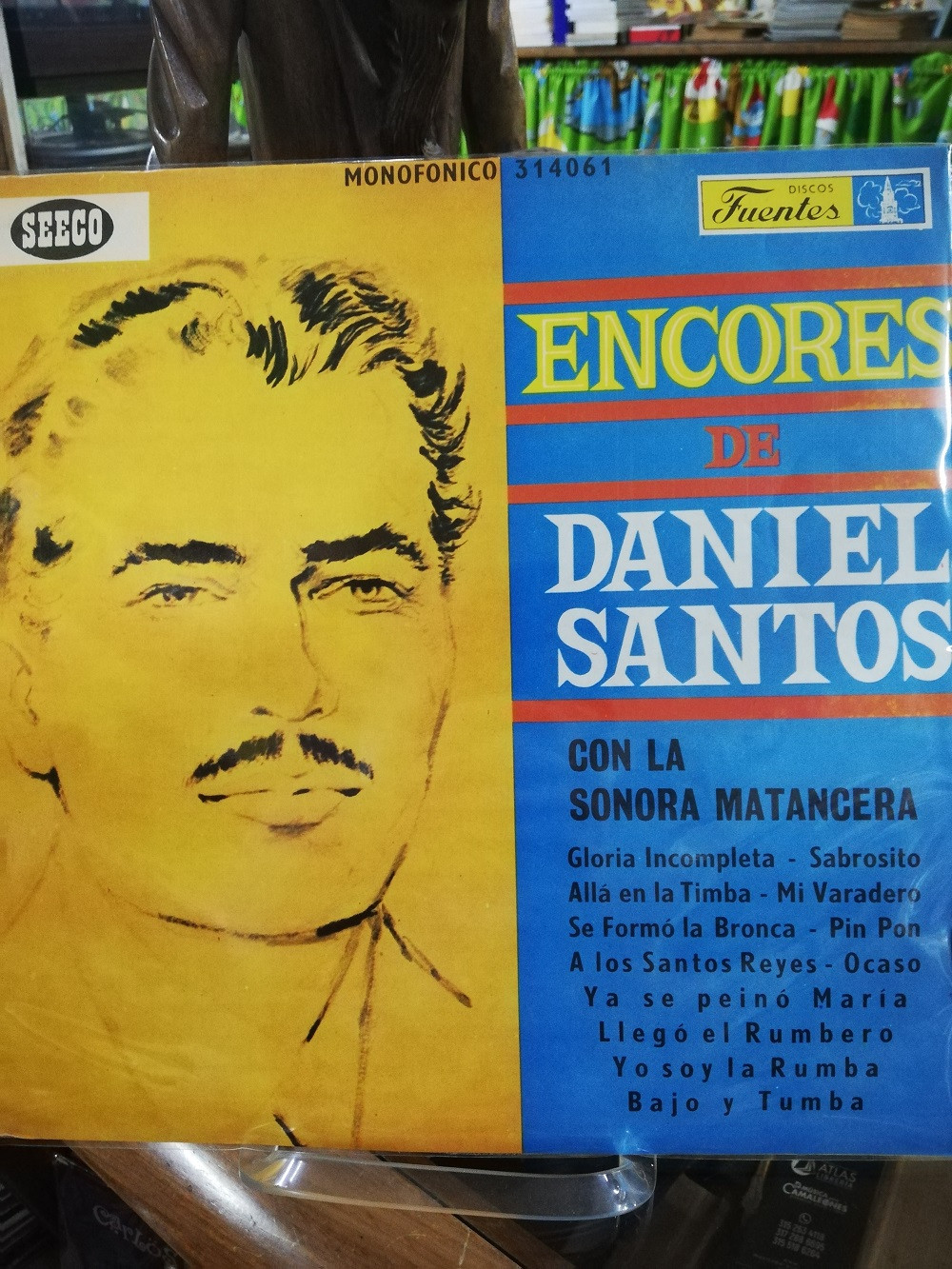 Imagen LP DANIEL SANTOS - ENCORES DE DANIEL SANTOS CON LA SONORA MATANCERA 1