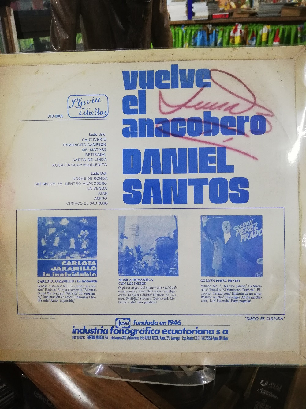 Imagen LP DANIEL SANTOS - VUELVE EL ANACOBERO 2