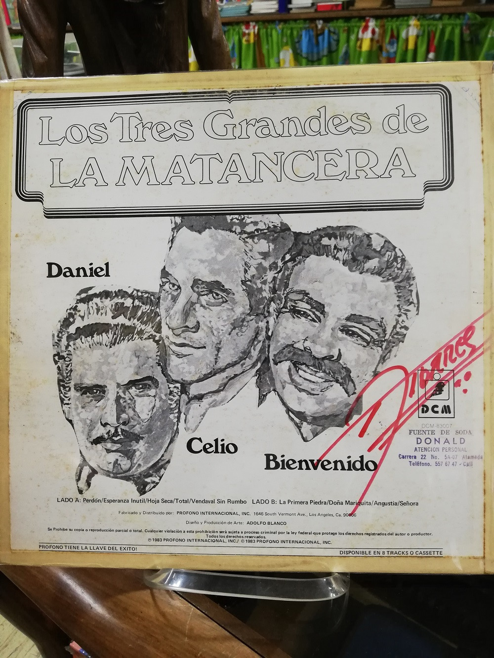 Imagen LP DANIEL SANTOS/CELIO GONZALEZ/BIENVENIDO GRANDA - LOS TRES GRANDES DE LA MATANCERA 2