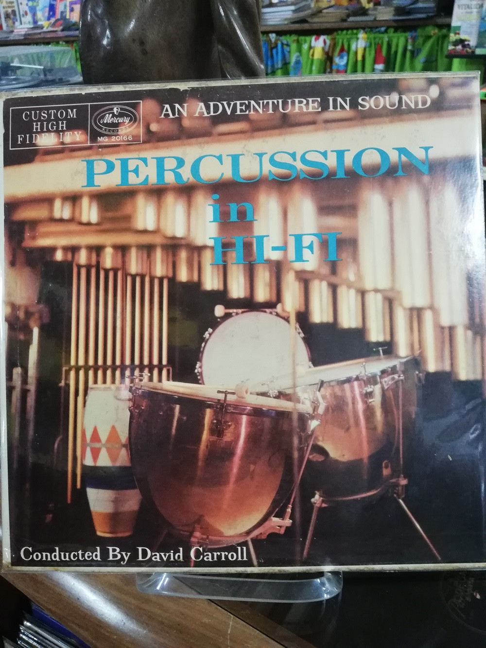 Imagen LP DAVID CARROLL & ORCHESTRA - PERCUSSION IN HI-FI