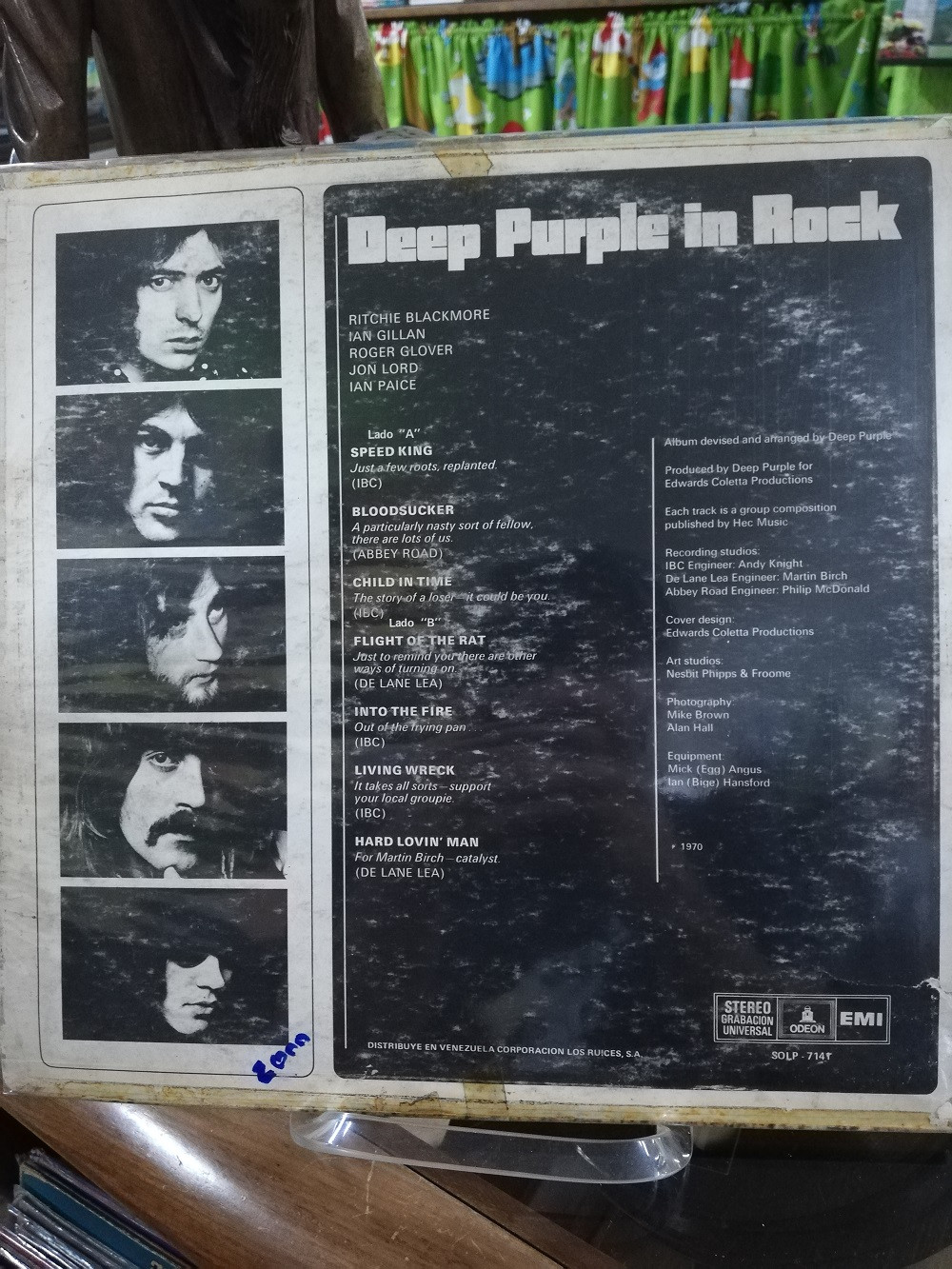 Imagen LP DEEP PURPLE - DEEP PURPLE IN ROCK 2