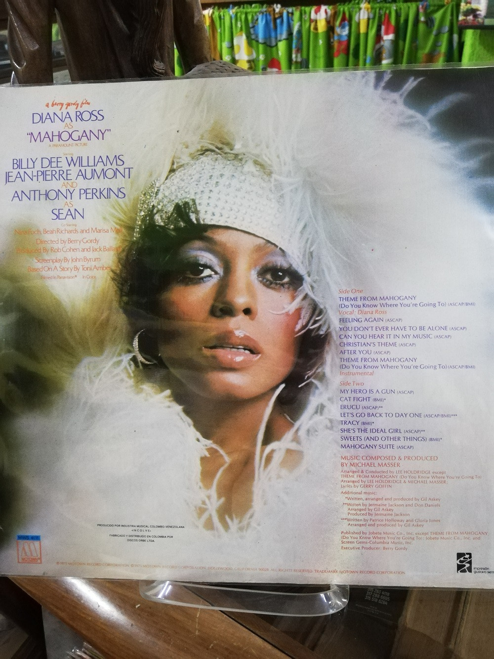 Imagen LP DIANA ROSS - MAHOGANY, THE ORIGINAL SOUNDTRACK 2