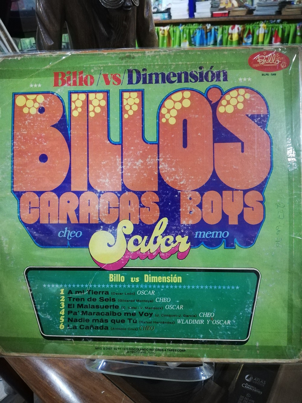 Imagen LP DIMENSIÓN LATINA & BILLOS CARACAS BOYS - DIMENSIÓN VS. BILLOS 2
