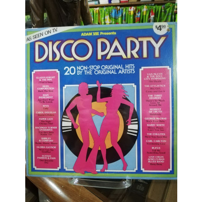 ImagenLP DISCO PARTY - 20 NON-STOP ORIGINAL HITS BY THE ORIGINAL ARTISTS