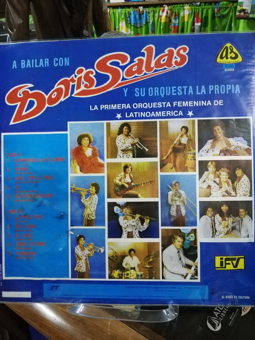 Imagen LP DORIS SALAS Y SU ORQUESTA LA PROPIA - A BAILAR CON DORIS SALAS 2