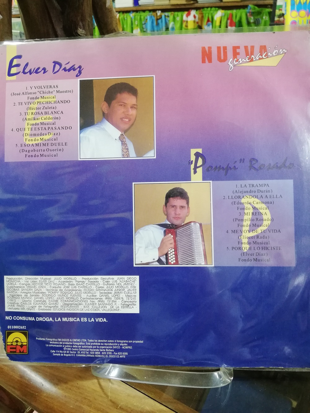 Imagen LP ELVER DIAZ & "POMPI" ROSADO - NUEVA GENERACIÓN  2