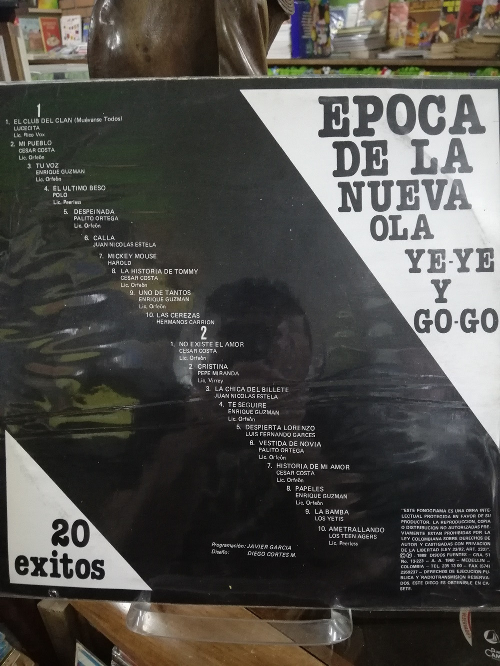 Imagen LP EPOCA DE LA NUEVA OLA YE-YE Y GO-GO - 20 EXITOS 2