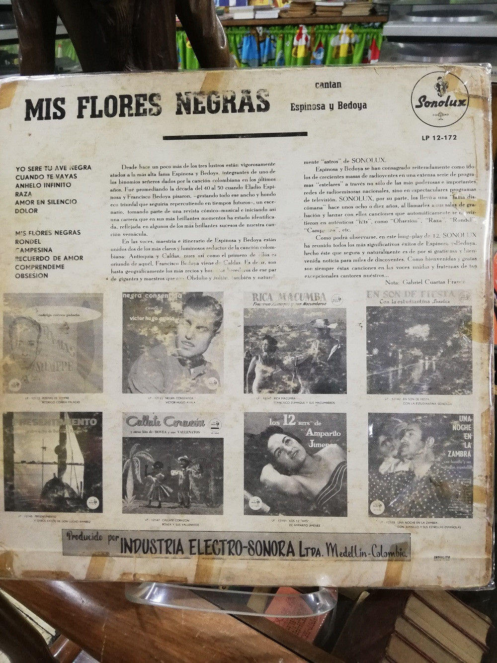 Imagen LP ESPINOSA Y BEDOYA - MIS FLORES NEGRAS 2