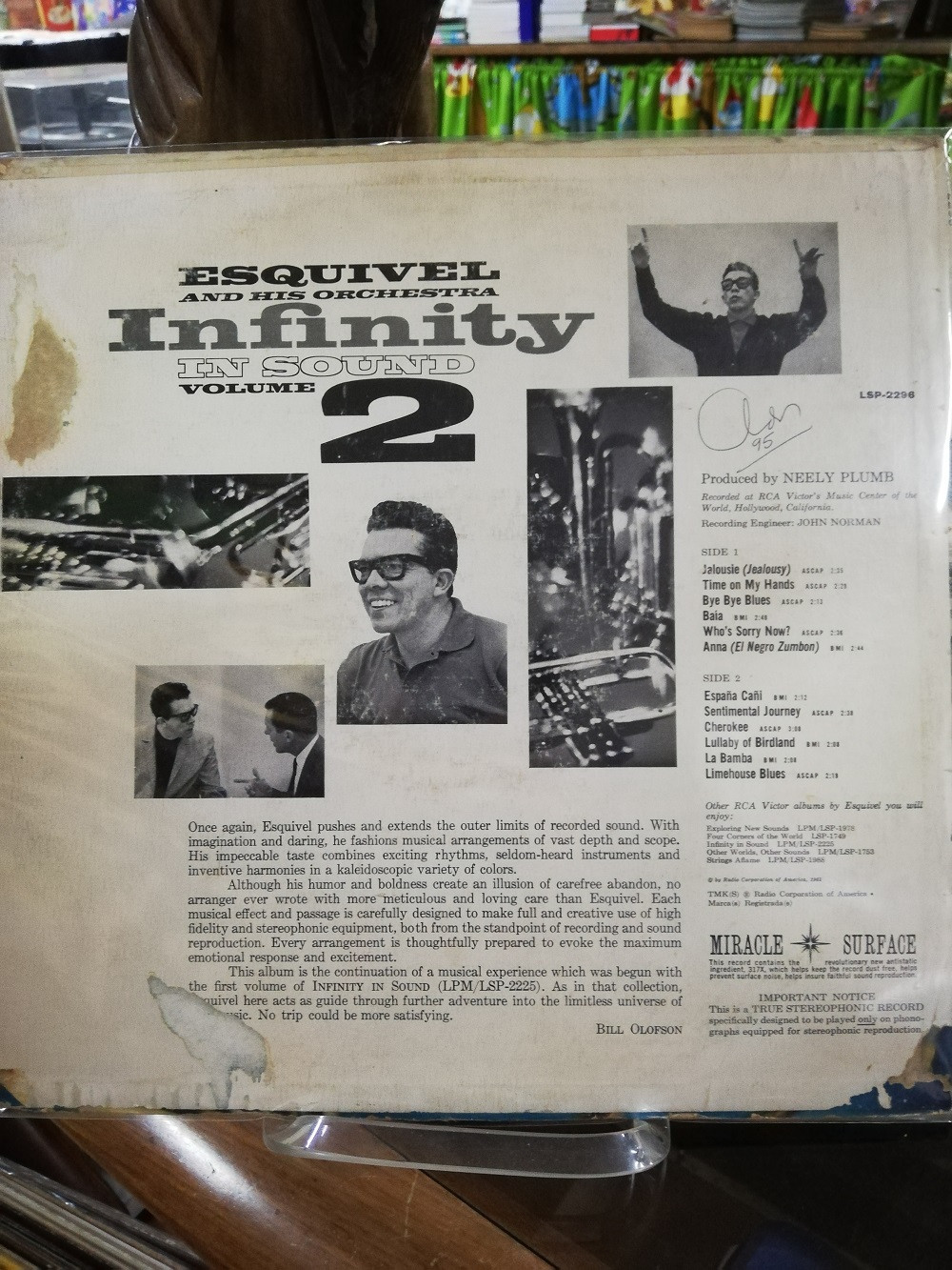 Imagen LP ESQUIVEL AND HIS ORCHESTRA - INFINITY IN SOUND VOL. 2 2