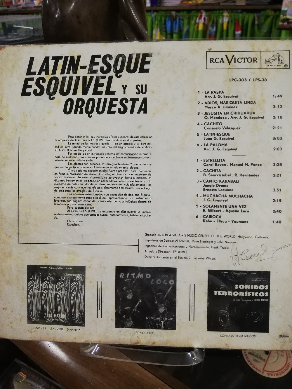 Imagen LP ESQUIVEL Y SU ORQUESTA - LATIN-ESQUE 2