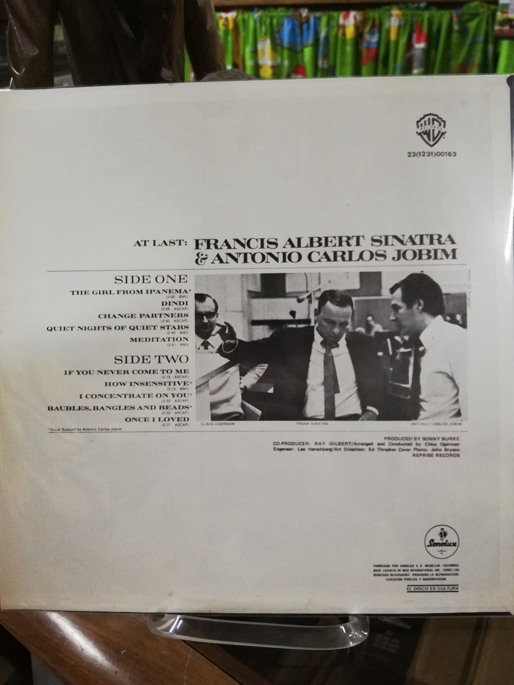 Imagen LP FRANCIS ALBERT SINATRA & ANTONIO CARLOS JOBIM - ARRANGED AND CONDUCTED BY CLAUS OGERMAN 2