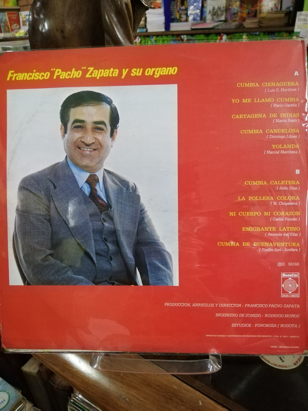 Imagen LP FRANCISCO PACHO ZAPATA Y SU ORGANO - LA MEJOR SELECCIÓN DE CUMBIAS 2