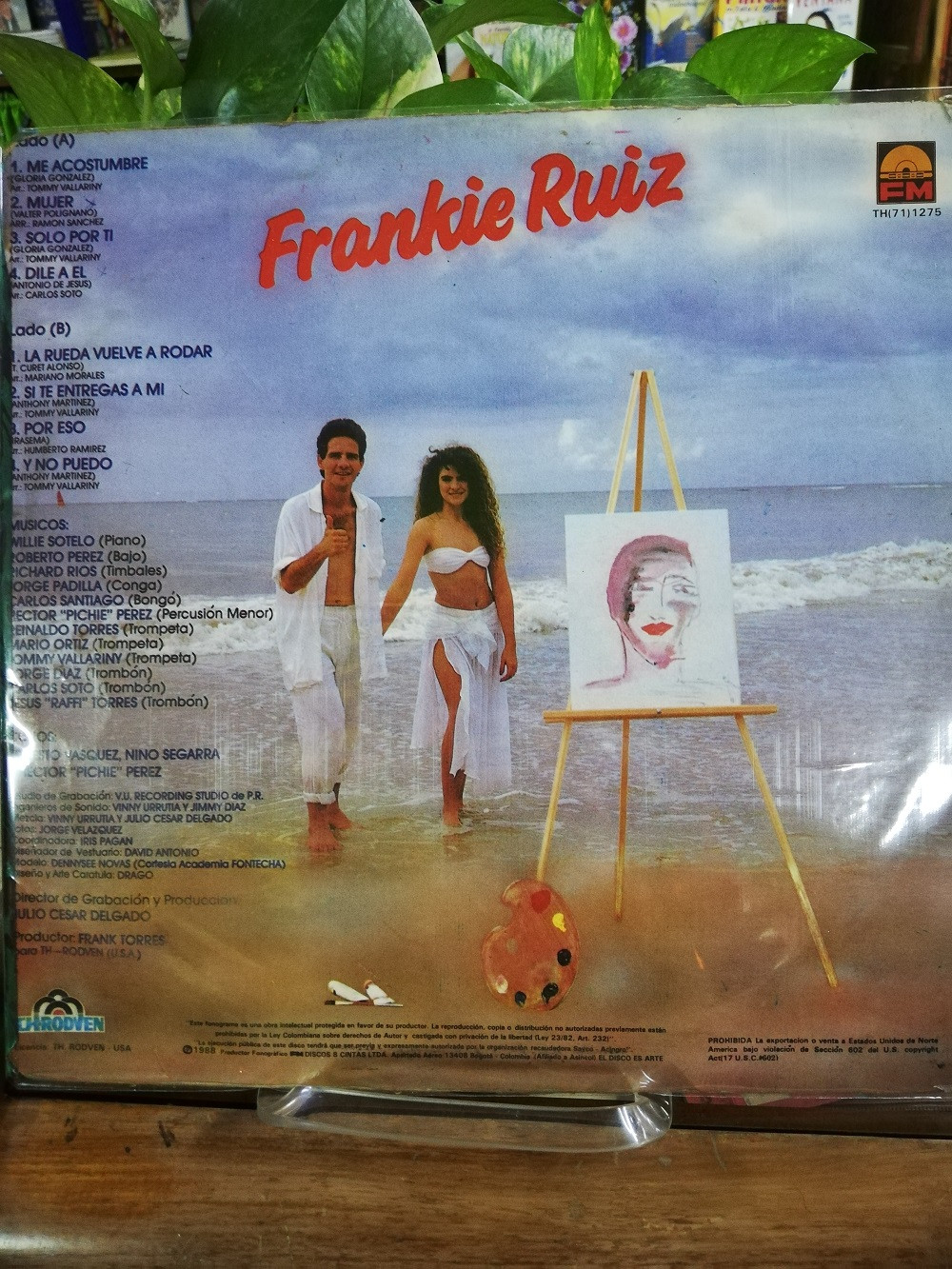 Imagen LP FRANKIE RUIZ - EN VIVO Y...A TODO COLOR! 2