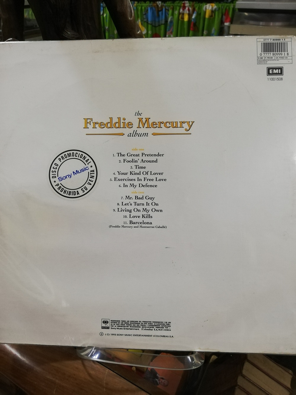 Imagen LP FREDDIE MERCURY - THE FREDDIE MERCURY ALBUM 2