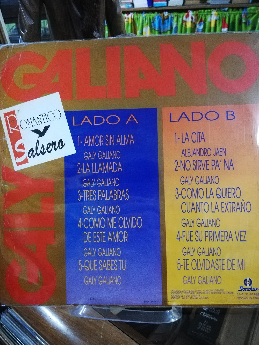 Imagen LP GALY GALIANO - ROMÁNTICO Y SALSERO 2