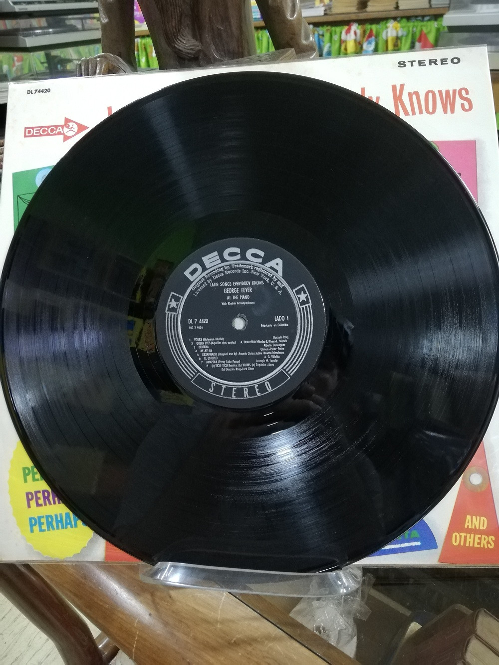 Imagen LP GEORGE FEYER AND HIS PIANO - LATIN SONGS EVERYBODY KNOWS 3