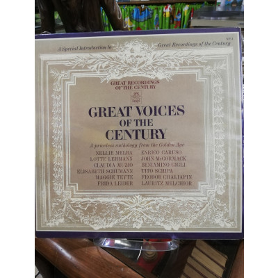 ImagenLP GREAT VOICES OF THE CENTURY - A PRICELESS ANTHOLOGY FROM THE GOLDEN AGE