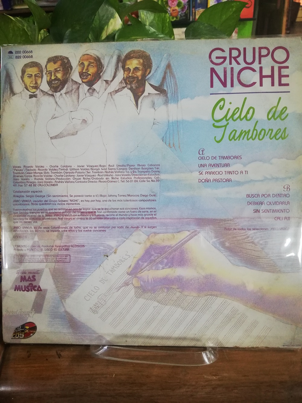 Imagen LP GRUPO NICHE - CIELO DE TAMBORES 2
