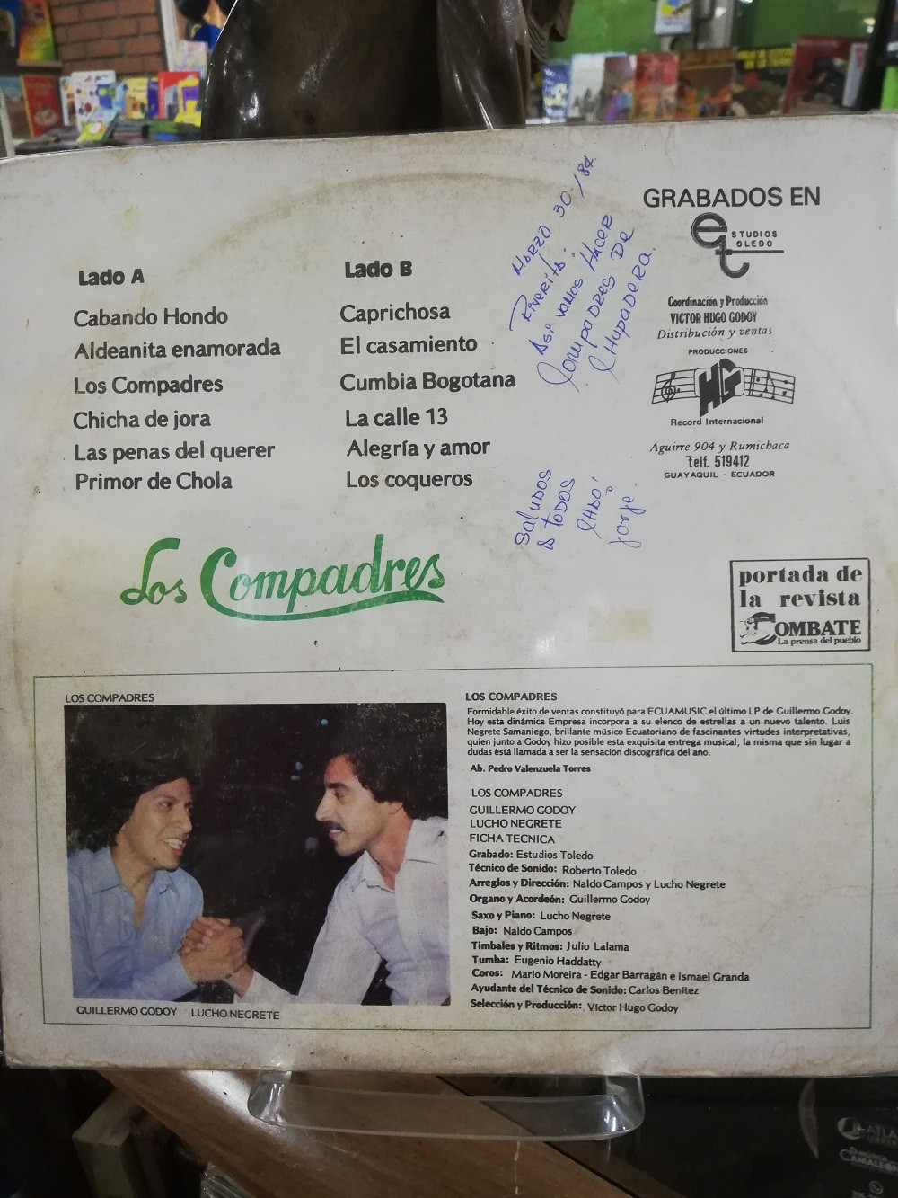 Imagen LP GUILLEROMO GODOY & LUCHO NEGRETE - LOS COMPADRES 2