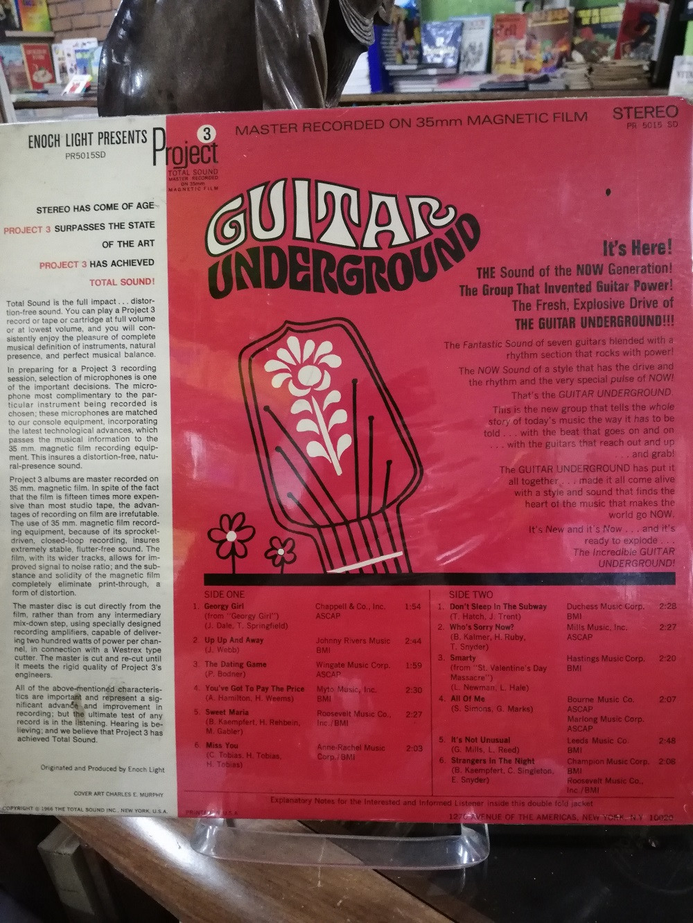 Imagen LP GUITAR UNDERGROUND - 7 GREAT GUITARS WITH THE NOW SOUND 2