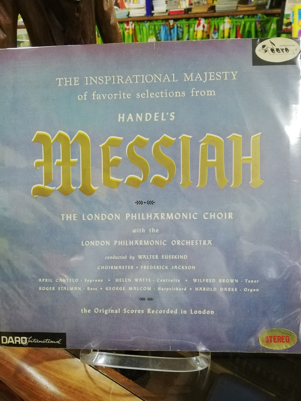 Imagen LP HANDEL - HANDEL´S MESSIAH 1
