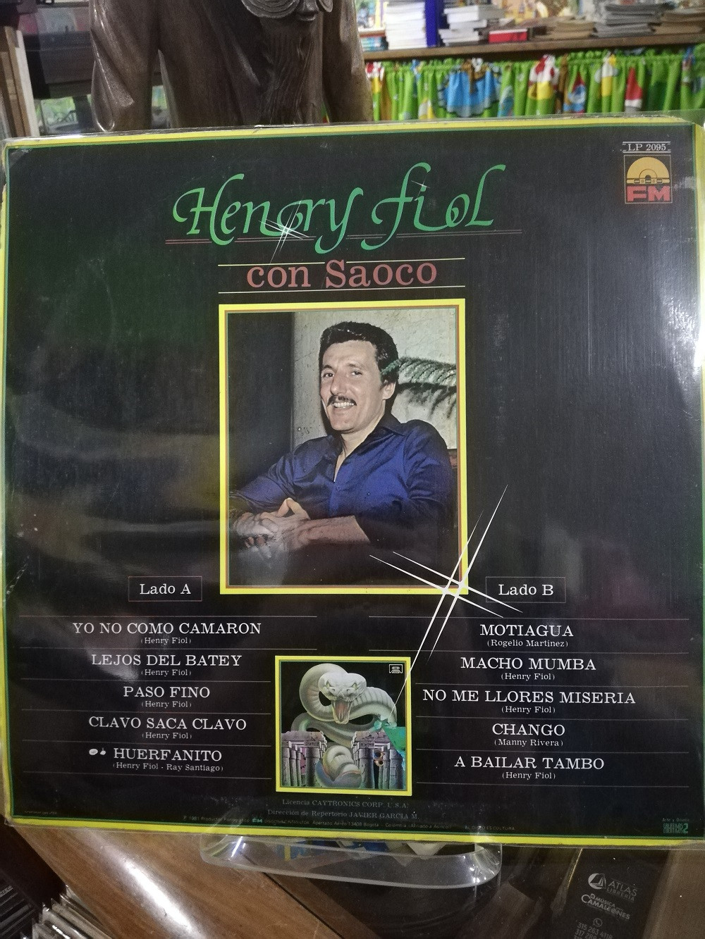 Imagen LP HENRY FIOL - LOS EXITOS DE HENRY FIOL CON SAOCO 2